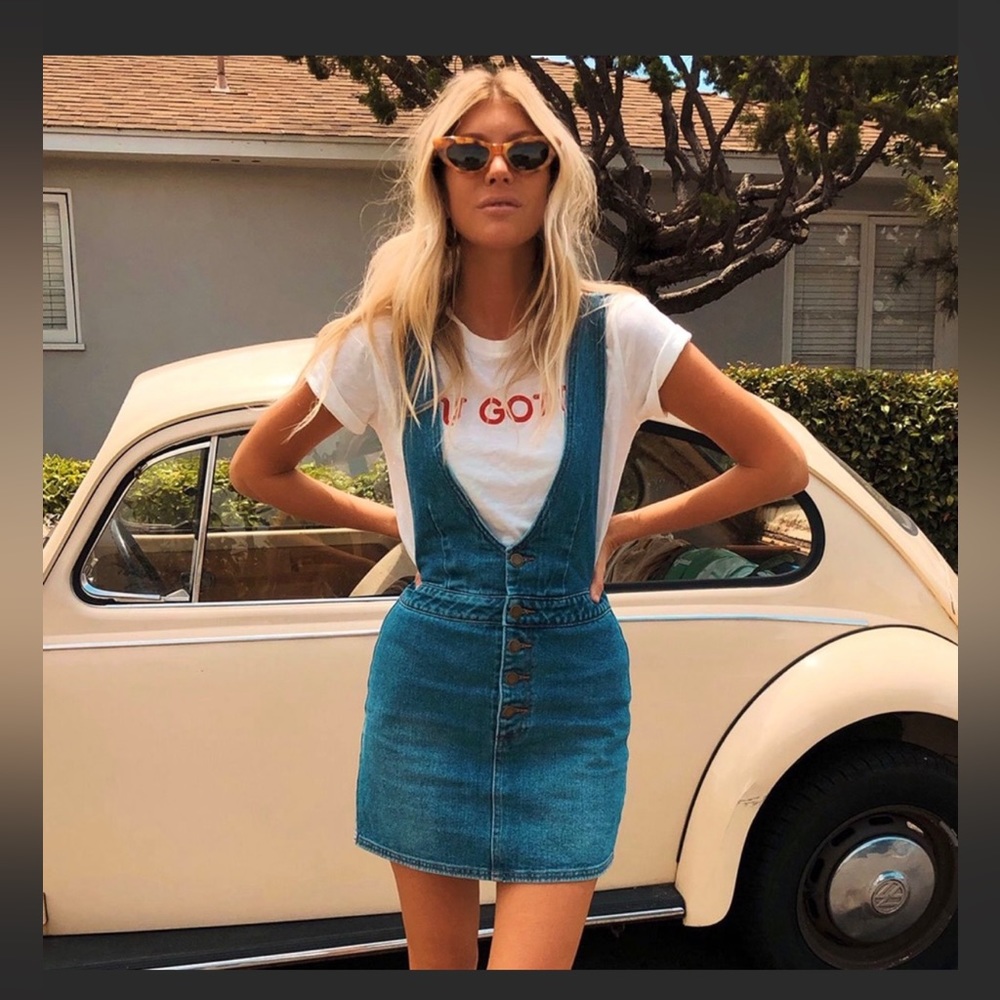 🔥 billabong warming up indigo jean dress 🔥 - Picture 1 of 6